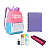Kit Juvenil/infantil Universitário/escolar com mochila Feminino - Imagem 1