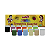 Tinta guache com 12 cores 15ml radex - Imagem 1