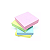 Bloco adesivo 76x76mm com 400fls sortidas yins - Imagem 1