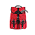 Mochila costas com 2 bolsos vermelha minnie mouse dermiwil - Imagem 1