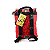 Mochila costas com 2 bolsos vermelha minnie mouse dermiwil - Imagem 2