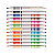 Canetinha hidrocor 12 canetas 24 cores bicolor faber castell - Imagem 2