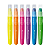 Giz de cera neon retrátil jumbo com 6 peças faber-castell - Imagem 2