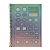 Planner permanente fluor mix soft tons pastel 80FLS Foroni - Imagem 2