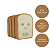 Borracha toast com 4 unidades Cis fantasia - Imagem 4