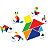 Jogo educativo tangram Pais e filhos - Imagem 2