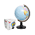 Globo terrestre político 10.6cm giratório yins - Imagem 1