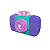 Apontador com borracha de camera click com rolinho de limpeza Tris - Imagem 3