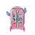 Mochilete 3D stitch rosa diplomata - Imagem 4