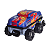 Mochilete 3D race monster azul trucks diplomata - Imagem 1