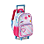 Mochila com rodas happy holográfica clio - Imagem 1