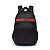 Mochila de costas preto/vermelha ecko - Imagem 1