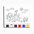 Kit Tela de Pintura 20x30cm Cachorro Cortiart - Imagem 1
