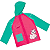 Capa de Chuva Infantil Rosa Nini - Imagem 2