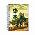 Caderno Espiral Capa Flex 1/4 Brasilidade 96fls Jandaia - Imagem 1