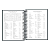 Agenda Espiral 1/4 pequeno Capa Dura Papper Preta 160fls Tilibra - Imagem 2