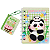 Bloco de Anotações pequeno Espiral Capa dura 60fls Panda Interponte - Imagem 4