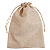 Pacote C/10uni Saco de juta pequeno 10x15cm Palha make+ - Imagem 2