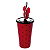 Copo 500ml com canudo Minnie Mouse Plasútil - Imagem 2