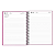 Agenda Espiral Capa dura 200 folhas Spot Rosa Tilibra - Imagem 4