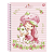 Caderno Espiral Capa dura Colegial Moranguinho 10Mat/160fls Animativa - Imagem 1