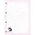 Refil de Caderno C/4 Furos 80fls Rebecca Bonbon Animativa - Imagem 1