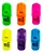 Kit C/6 Mini Marca-texto Cores Neon Jocar Office Neon - Imagem 1