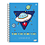 Caderno Esp Capa dura Kbom Masculino 01Mat/96fls Animativa - Imagem 1
