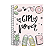 Caderno Espiral Capa Dura Bom D+ Feminino 80fls Animativa - Imagem 1