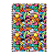 Caderno Espiral Cd 10Mat/200fls Kbom Masculino Animativa - Imagem 1