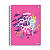 Caderno Espiral Capa dura 15Mat/300fls Kbom Feminino Animativa - Imagem 1