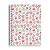 Caderno Espiral Capa dura Uni Kbom Feminino 96fls Animativa - Imagem 1