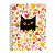 Caderno Espiral Cd Uni Kbom Feminino 01Mat/96fls Animativa - Imagem 1
