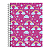 Caderno Espiral Capa dura 10Mat/160fls Bom D+ Feminino Animativa - Imagem 1