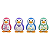 Apontador C/Borracha New Pinguim Molin - Imagem 2