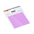 Bloco Adesivo 76mmX76mm Rosa Clichê Reto 50fls Brw - Imagem 2