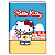 Caderno Brochurão Capa dura Hello Kitty 80fls Jandaia - Imagem 4