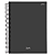 Caderno Espiral Capa dura 1/4 Stiff Preto 200fls Jandaia - Imagem 1