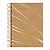 Caderno Espiral Cd 10 Matérias Kraft Gold Jandaia - Imagem 1