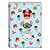Caderno Brochura capa dura 1/4 Disney Emoji 80fls jandaia - Imagem 1