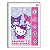 Caderno Brochura Capa dura 1/4 Hello Kitty 80fls Jandaia - Imagem 1