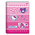 Caderno Brochura Cd 1/4 Hello Kitty 80 folhas Jandaia - Imagem 1