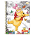 Caderno Espiral Capa dura Pooh 01Mat/80fls Tilibra - Imagem 1