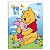 Caderno Brochurão Cd 80 folhas Pooh Tilibra - Imagem 1