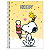 Caderno Espiral Capa dura Snoopy 10Mat/160fls Tilibra - Imagem 4