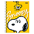 Caderno Espiral Cd Snoopy 10Mat/160fls Tilibra - Imagem 1