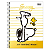 Caderno Espiral Capa dura Snoopy 10 Matérias Tilibra - Imagem 1