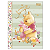 Caderno Brochurão Capa dura Colegial Pooh 80fls Tilibra - Imagem 1
