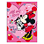 Caderno Brochurão Capa dura Minnie Mouse 80 folhas Tilibra - Imagem 1