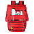 Mochila de Costas Snoopy vermelho Luxcel - Imagem 1